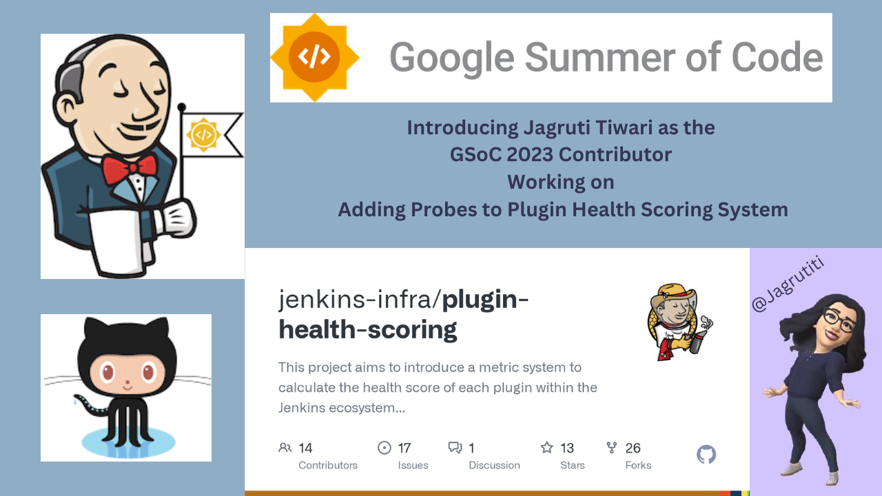 Introducing Jagruti Tiwari as the GSoC 2023 Contributor Working on Adding Probes to Plugin Health Scoring System